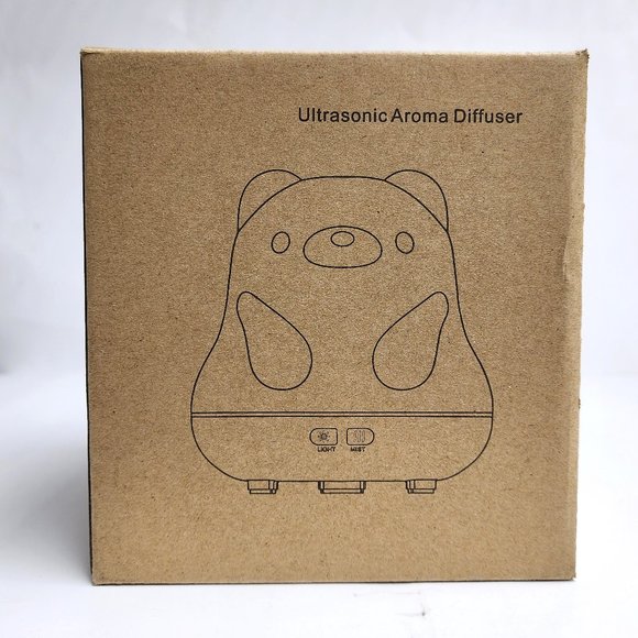 Ultrasonic Aroma Diffuser Black & White Panda Aptoyu 200 ml - Picture 2 of 5